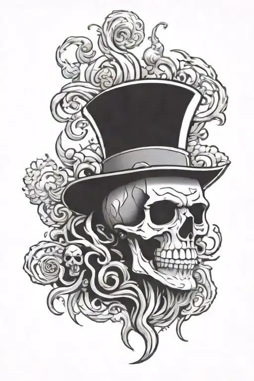 Rick Sanchez Skull Smoke