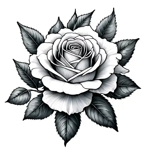 Honeysuckle Flower With Rose Flower