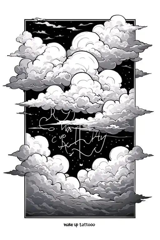 Wake Up To Reality With Anime Cloud Background