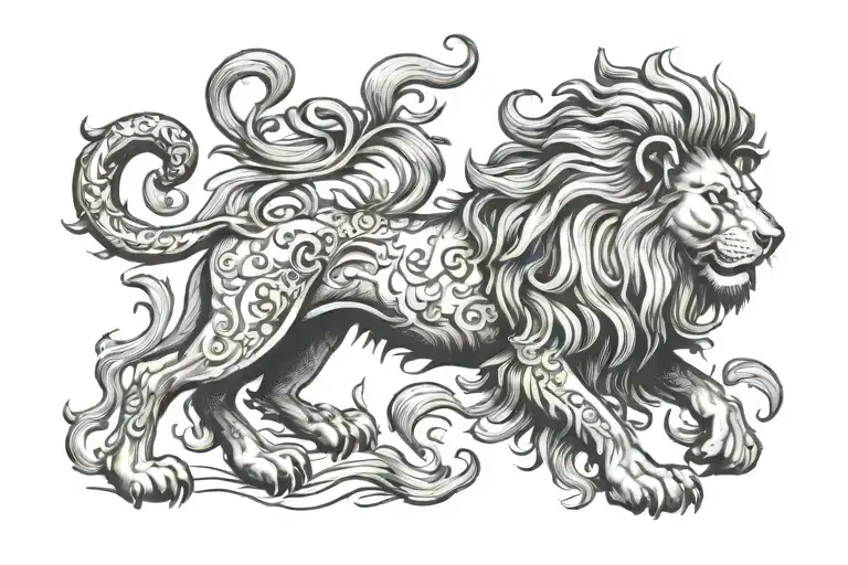 Dutch Lion 1997 Engraved