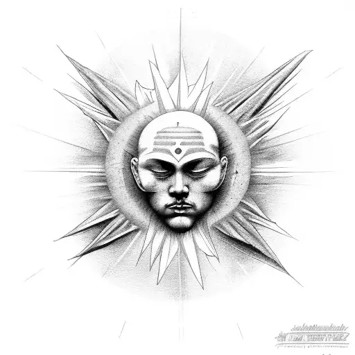 Sublime Sun With Icarus In Front