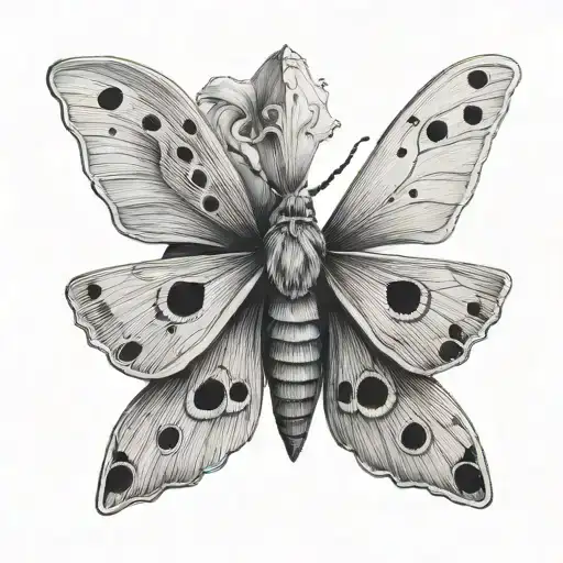 Moth With Semi Colon