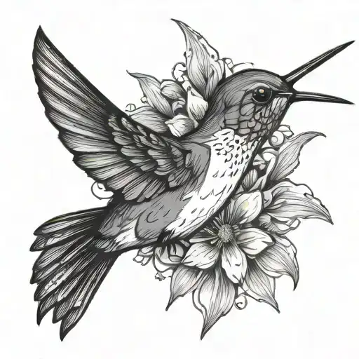 Hummingbird Sunshine Minimal