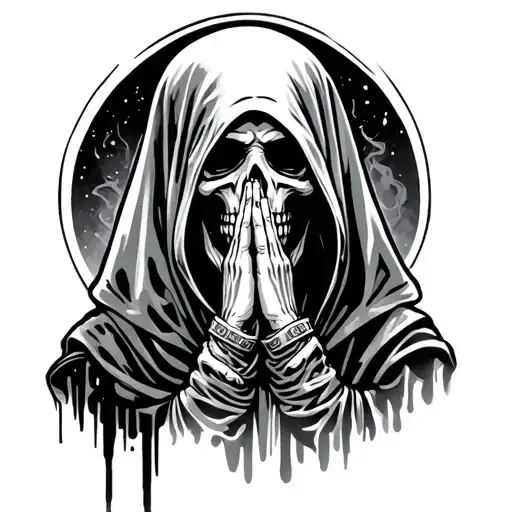 Tattoo To Match My Grim Reaper Praying Hand