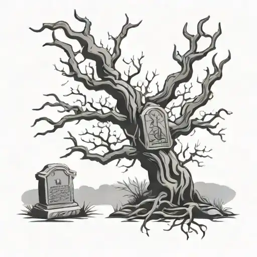 Poison Tree With Grave Stones