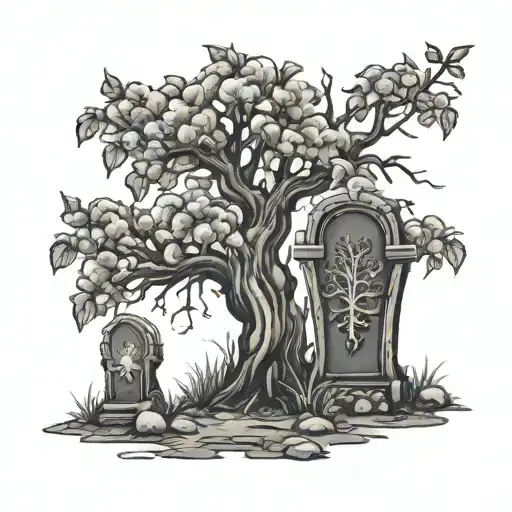 Poison Tree With Grave Stones