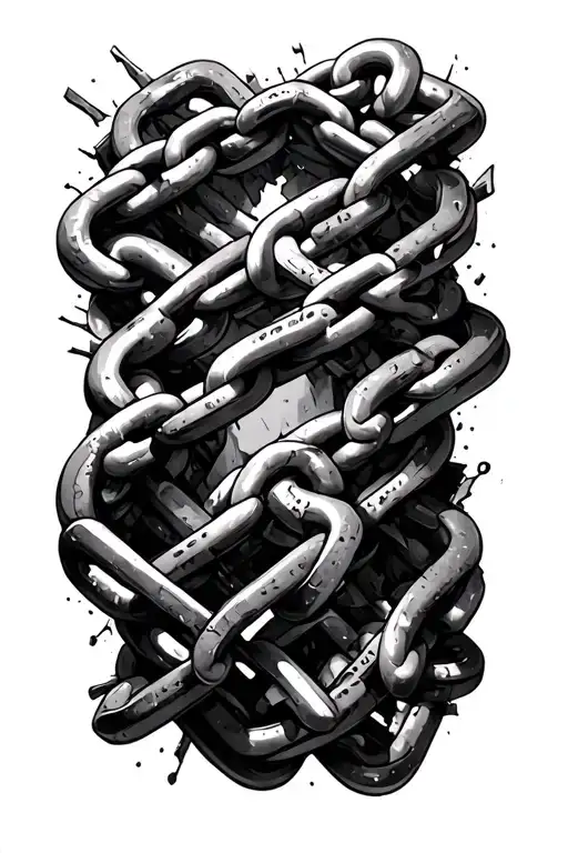 Chains Breaking Apart