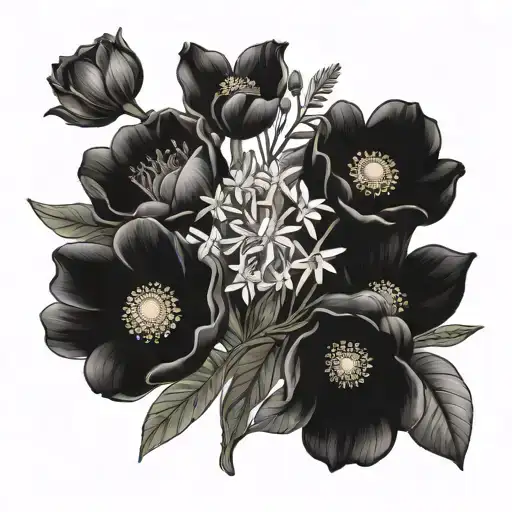 Australian Birth Flower Bouquet March September And February