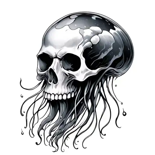 Skull Themed Jellyfish
