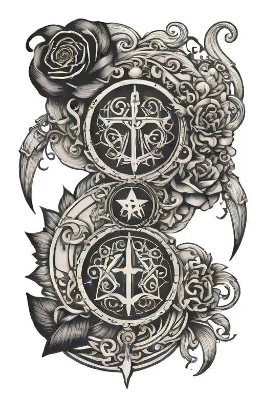 Libra Gemini Capricorn Symbol