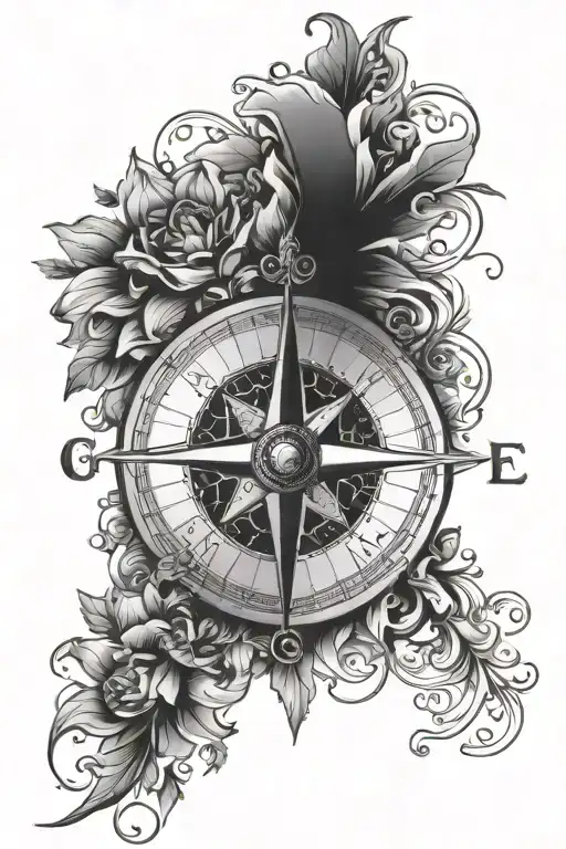 Compass Entangled Floral