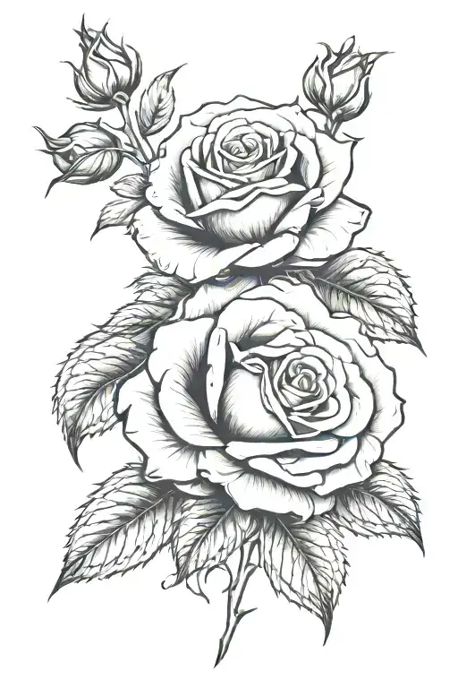 Memorial Piece Incorporating The Rose I Already Have On My Forearm