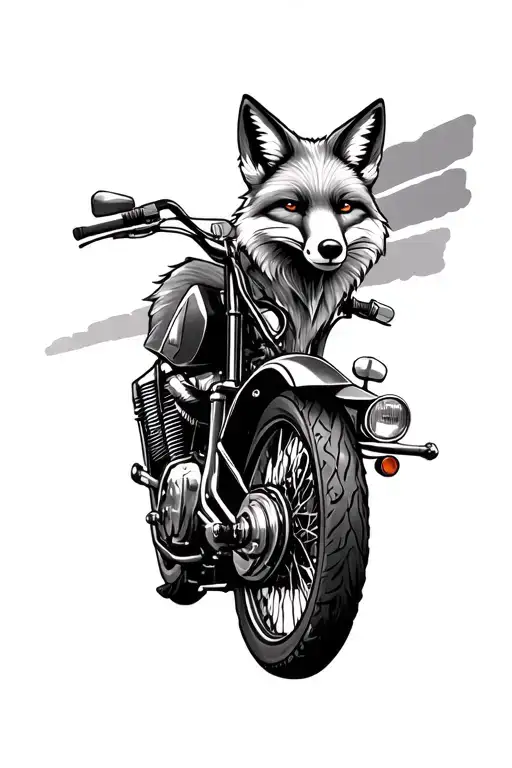 Wild Motorcycle Fox