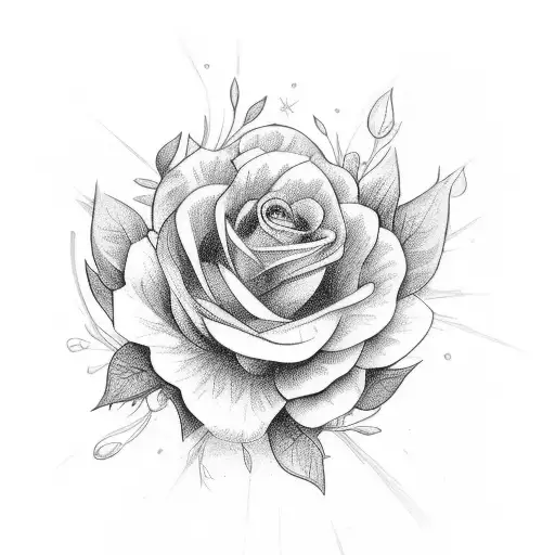 Fine Line Flower Full Sleeve