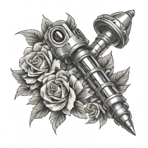 Mario E Sonic Screwdriver With Flowers