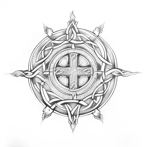 A Celtic Symbol Of Happiness And Travel