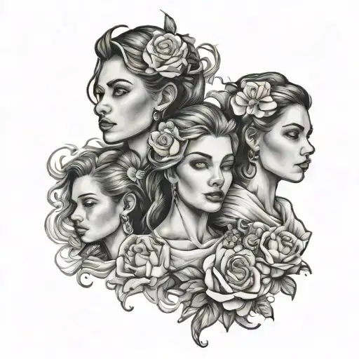 Brother And Twin Sisters