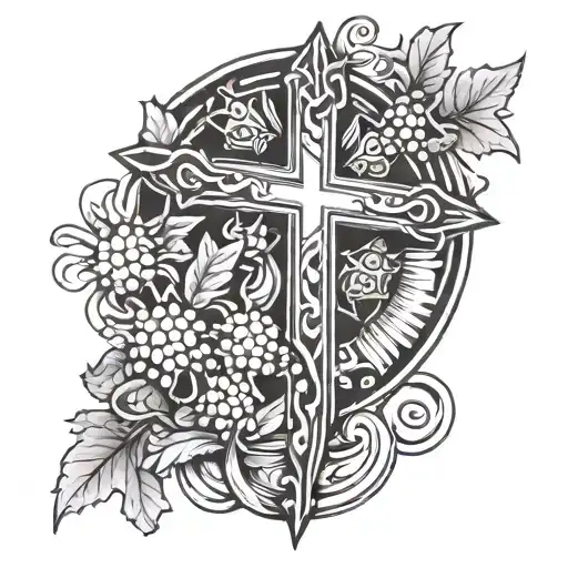 Slovenia Wine Sun Cross