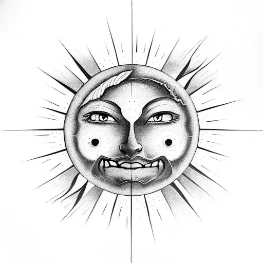 Happy Sun Inside Moon