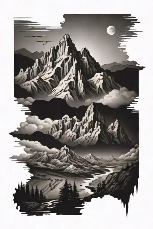Subtle Mountain Range