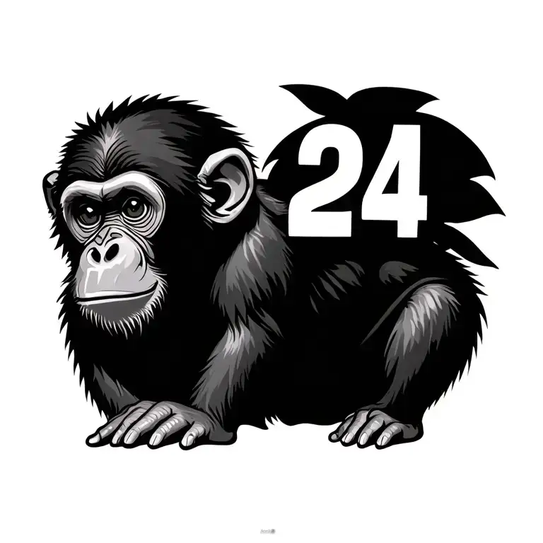Monkey And Number 24