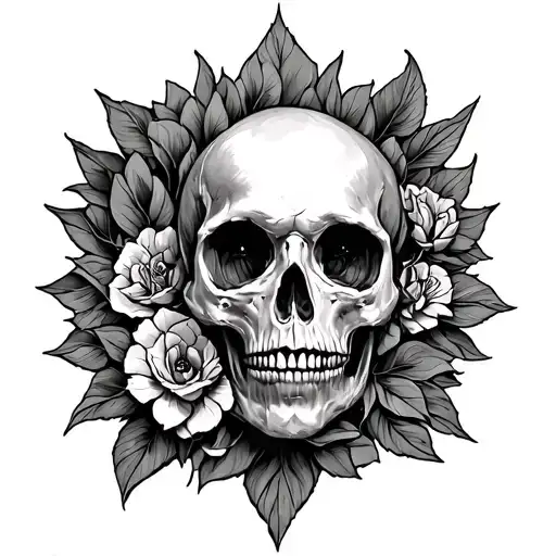 Not A Big Tattoo On A Gothic Style Palm