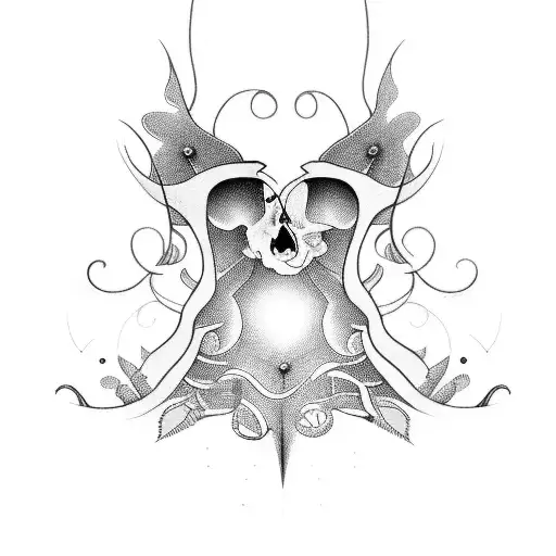 Symmetrical Hip Framing Tattoo Women