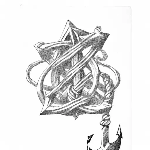 Notebook Tied Into An Anchor