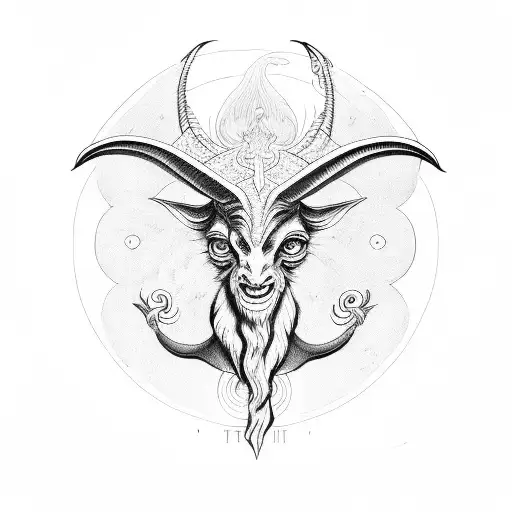 Psychedelic Baphomet