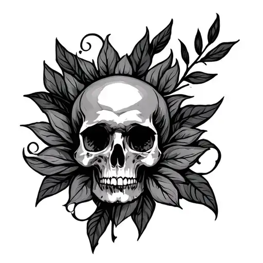 Not A Big Tattoo On A Gothic Style Palm