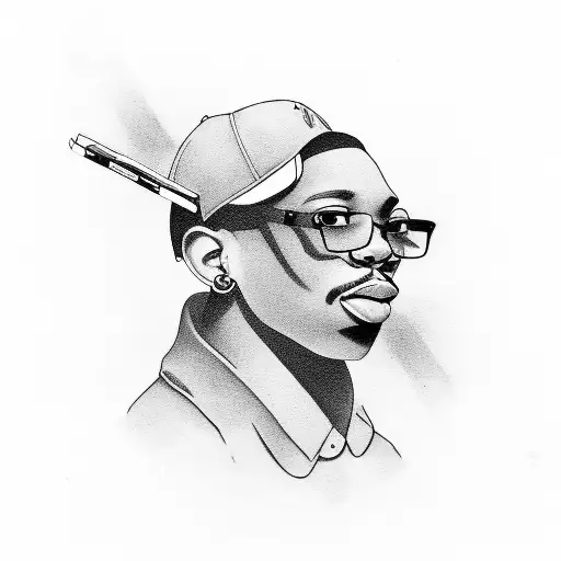 A Quote From A Favorite Hip-hop Song In A Typewriter Font