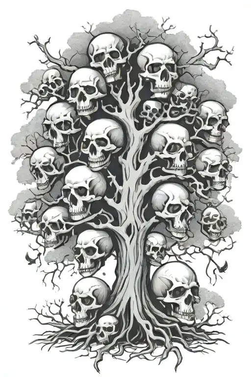 Tree Full Of Skulls