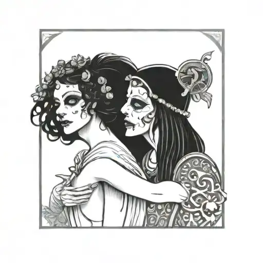 Creepy Lovers Tarot Card Drawing