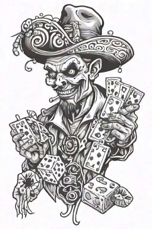 Cholo Life Is A Gamble With Jester And Dice Rolling
