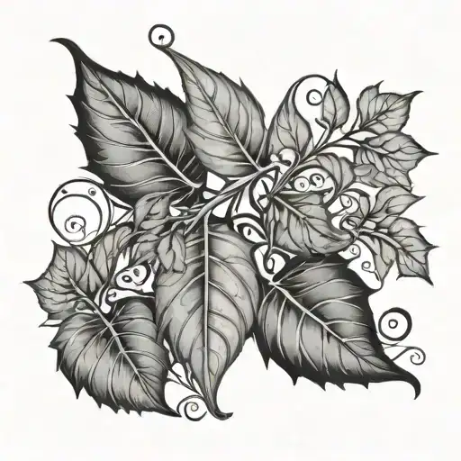 Leaves On A Vine Wrapping