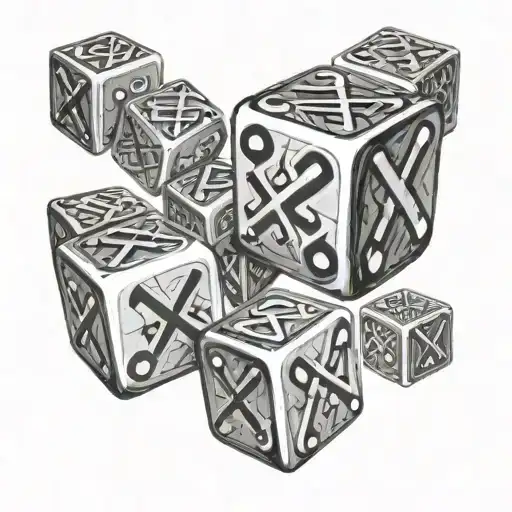 2004 Roman Numerals On Dice