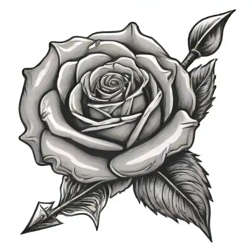 Rose With An Arrow