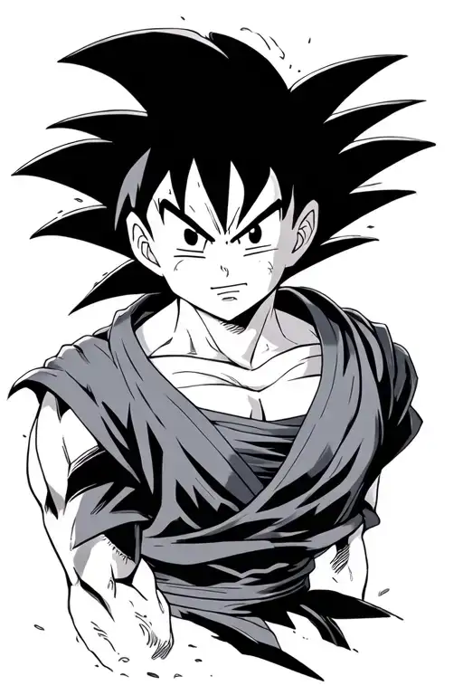 One Piece Combined With Goku