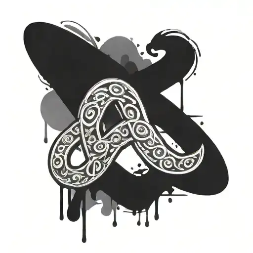 Infinity Sign With Date Of Birth 1964 1992