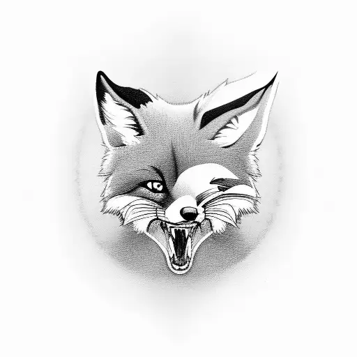 Tooth Stop Sign Fox Cigarette