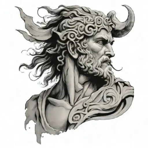 Greek God And Galaxy