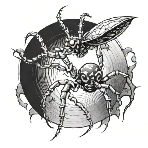 Spinder On A Vinyl Album Cover
