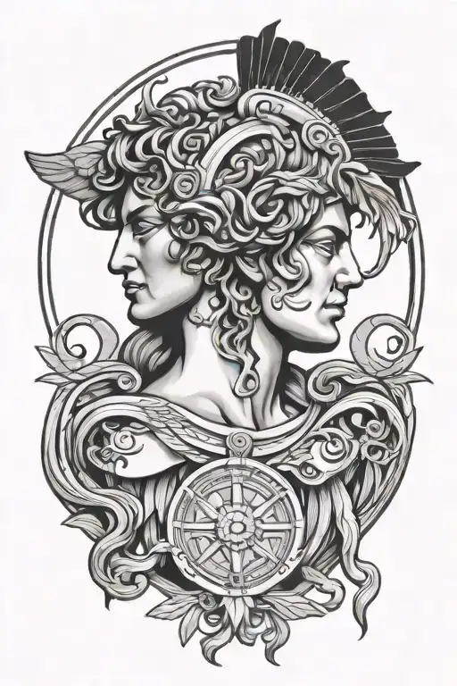 Icarus Medusa Apollo Greek Geometric