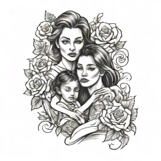 Mom And Daughter Love