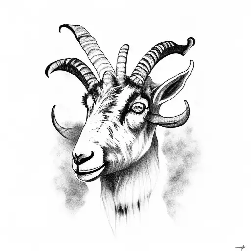 Psychedelic Horror Goat