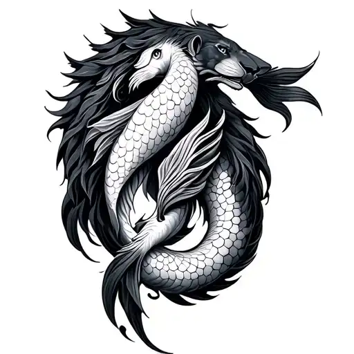 Pisces & Leo Intertwined