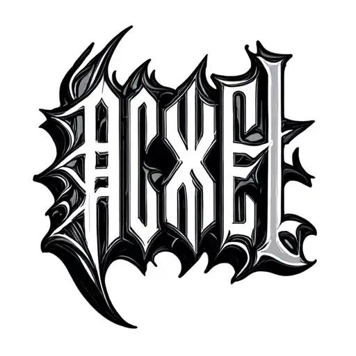 Lettering Acxel