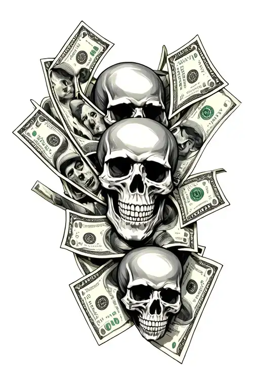 Money And Skulls