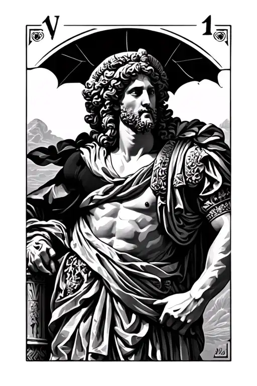 Colone Roman Figure With The 2Er On The 4Th In Millieux And 1 At The Bottom And Stylize