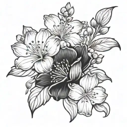 December Birth Flower And April Birth Flower